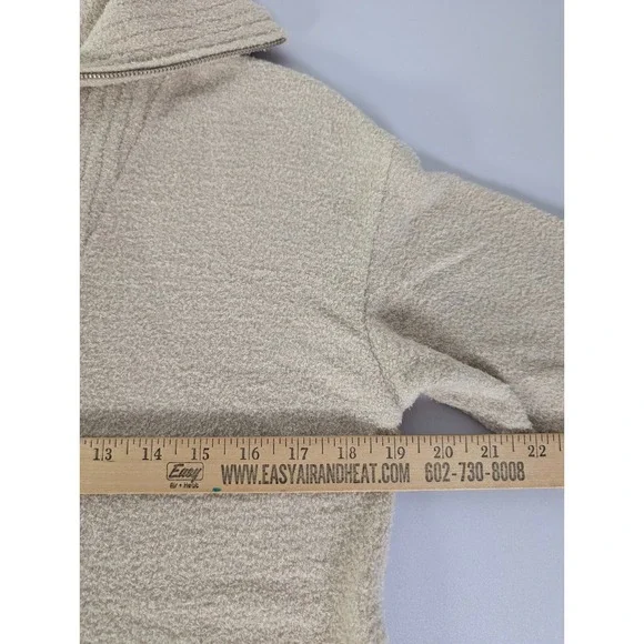 Barefoot Dreams Sweater Women Medium Cozy Chic Lite 1/4 Zip Pullover Tunic - Picture 10 of 12